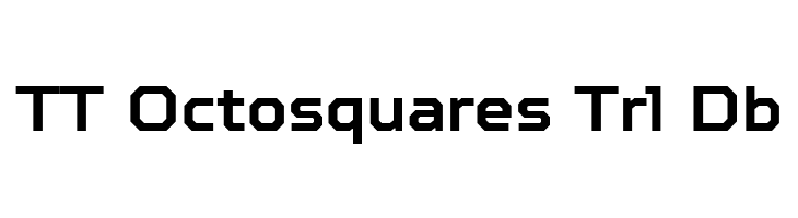 TT Octosquares Trl Db  font caratteri gratis