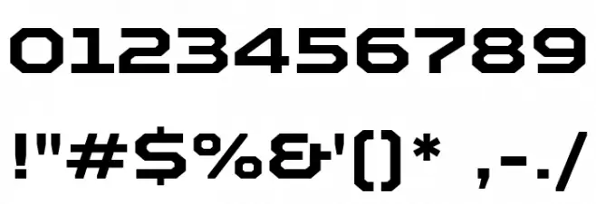 TT Octosquares Trl Exp Bd Font Alte caractere