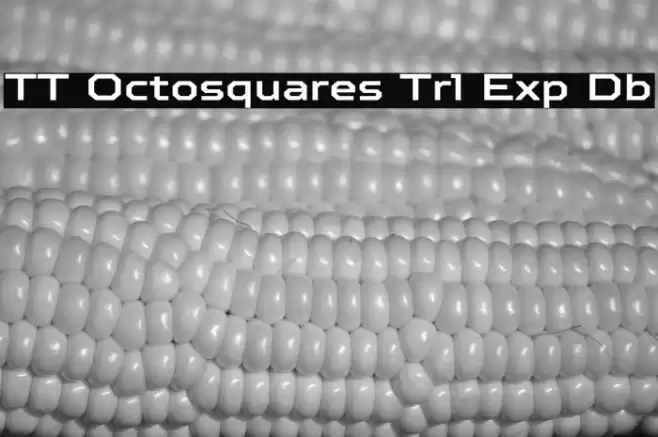 TT Octosquares Trl Exp Db Caratteri examples
