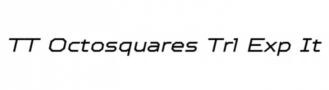 TT Octosquares Trl Exp It  font caratteri gratis