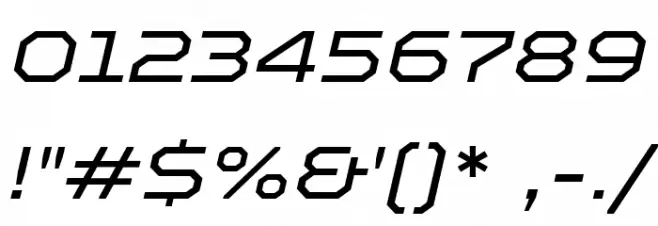 TT Octosquares Trl Exp It フォント その他の文字