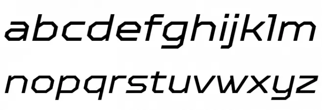TT Octosquares Trl Exp It フォント 小文字