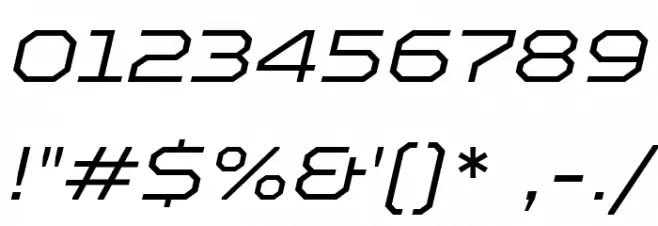 TT Octosquares Trl Exp Lt It フォント その他の文字