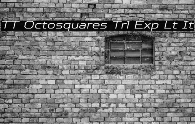 TT Octosquares Trl Exp Lt It フォント examples