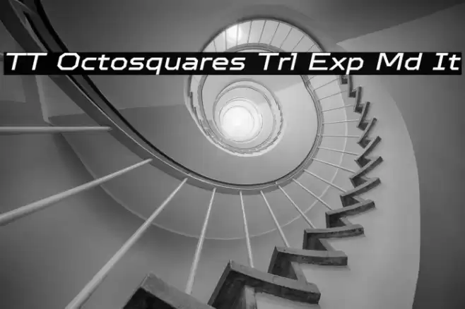 TT Octosquares Trl Exp Md It 字体 examples