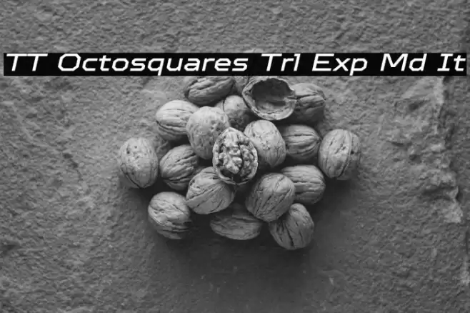 TT Octosquares Trl Exp Md It 字体 examples