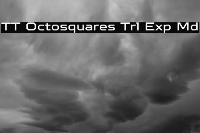 TT Octosquares Trl Exp Md Fonte examples
