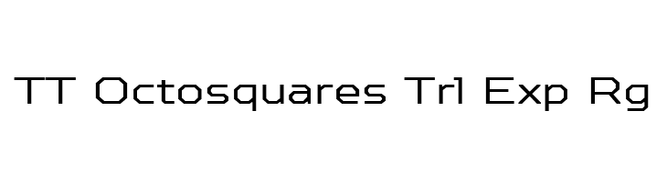 TT Octosquares Trl Exp Rg  Free Fonts Download