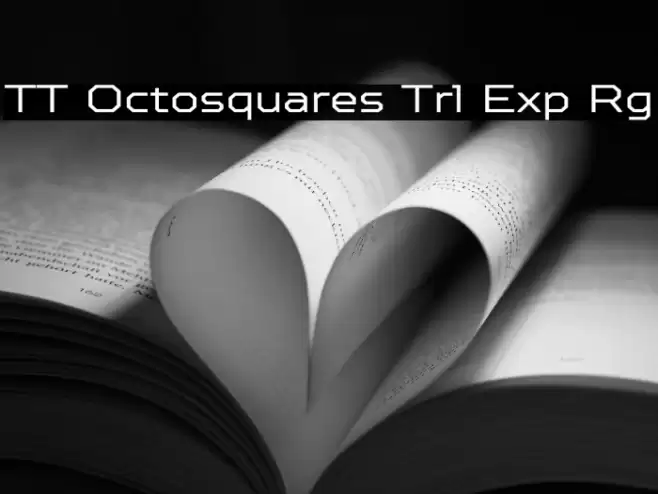 TT Octosquares Trl Exp Rg Font examples