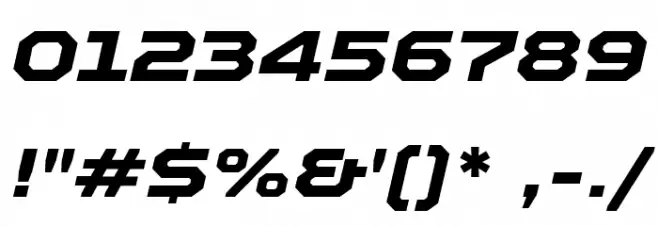 TT Octosquares Trl Exp XBd It フォント その他の文字
