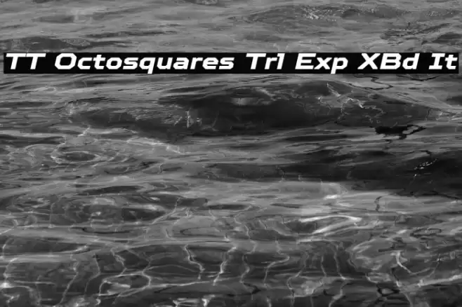 TT Octosquares Trl Exp XBd It Caratteri examples