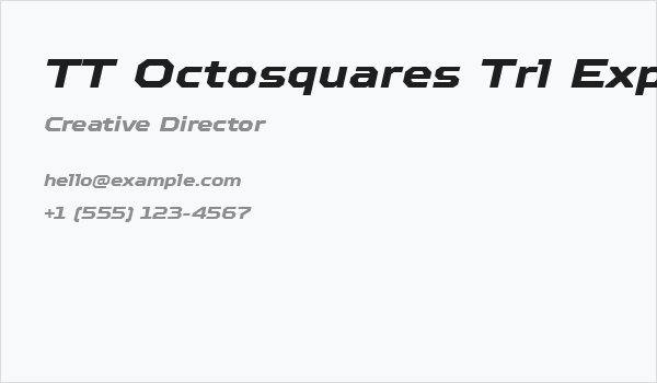 TT Octosquares Trl Exp XBd It Business Card