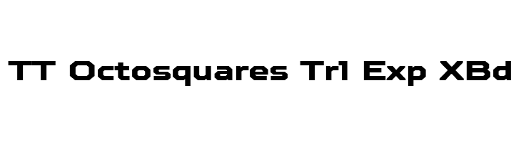 TT Octosquares Trl Exp XBd  Fuentes Gratis Descargar