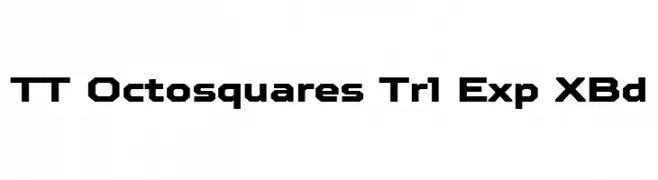 TT Octosquares Trl Exp XBd  नि: शुल्क फ़ॉन्ट्स डाउनलोड