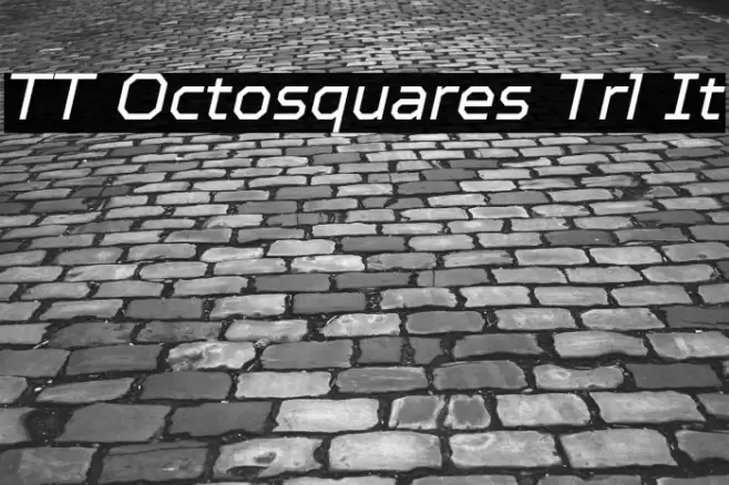TT Octosquares Trl It フォント examples