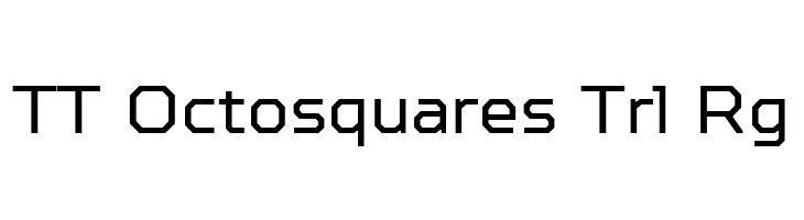 TT Octosquares Trl Rg  Descarca Fonturi Gratis