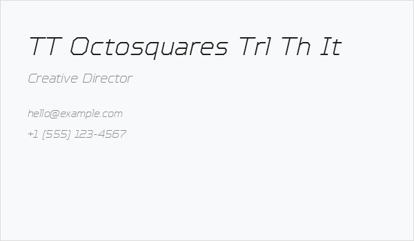 TT Octosquares Trl Th It Business Card
