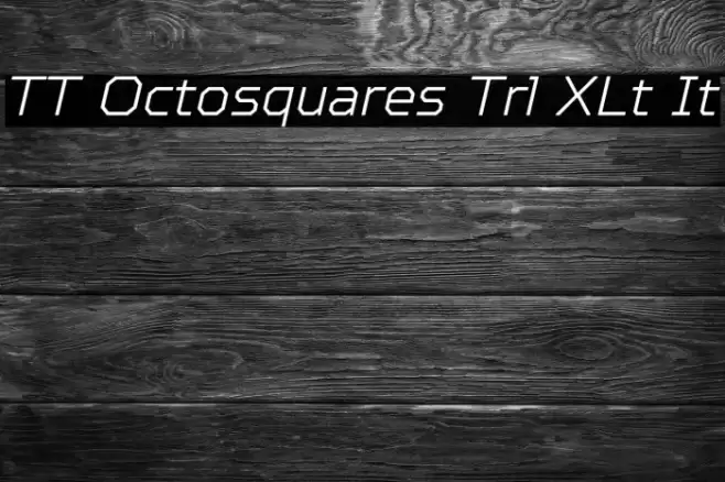 TT Octosquares Trl XLt It Caratteri examples