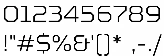 TT Octosquares Trl XLt Schriftart Anderer Schreiben