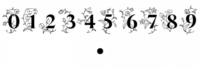 TT Ramillas Initials Trl Bd Font Alte caractere