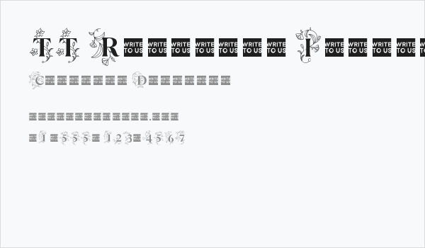 TT Ramillas Initials Trl Bd Business Card