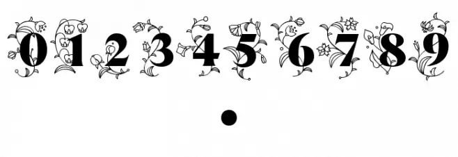 TT Ramillas Initials Trl Blc Шрифта ДРУГИЕ символов