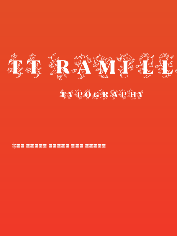 TT Ramillas Initials Trl Blc Poster