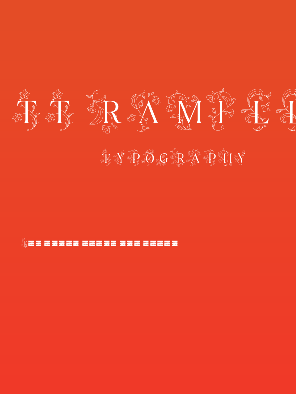 TT Ramillas Initials Trl Lt Poster