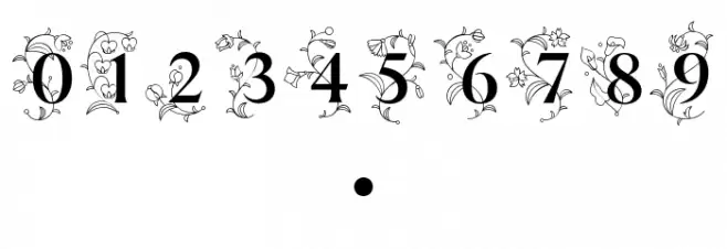 TT Ramillas Initials Trl Md フォント その他の文字