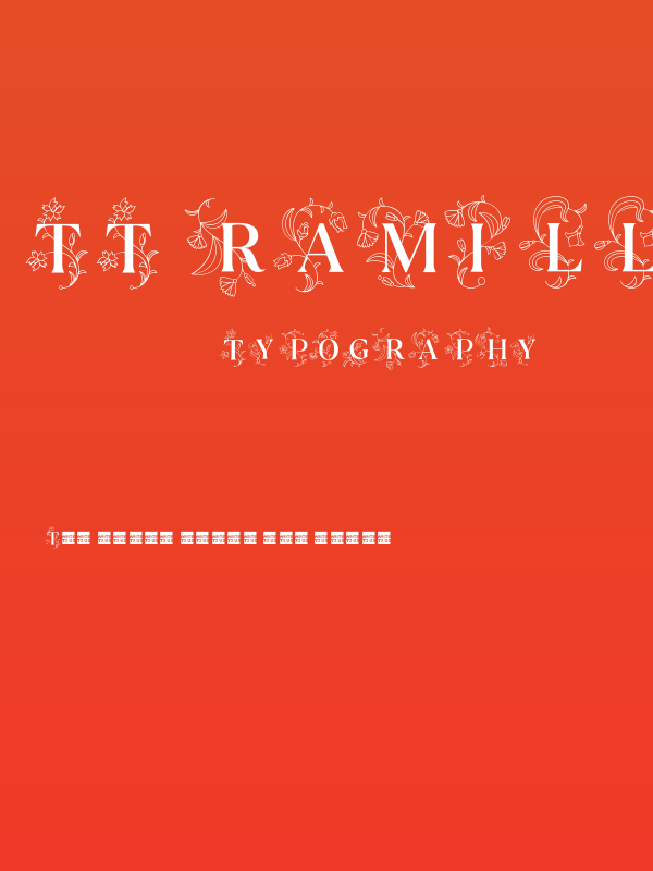 TT Ramillas Initials Trl Md Poster