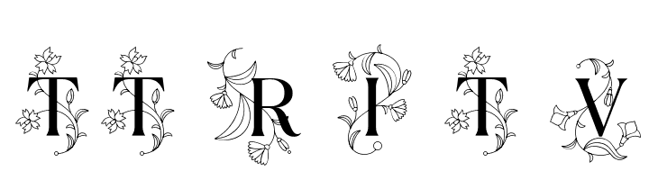 TT Ramillas Initials Trl Var  font caratteri gratis