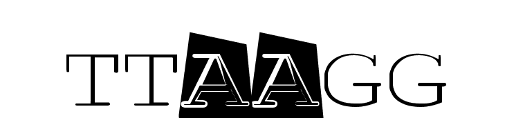 TTAAGG  免费字体下载