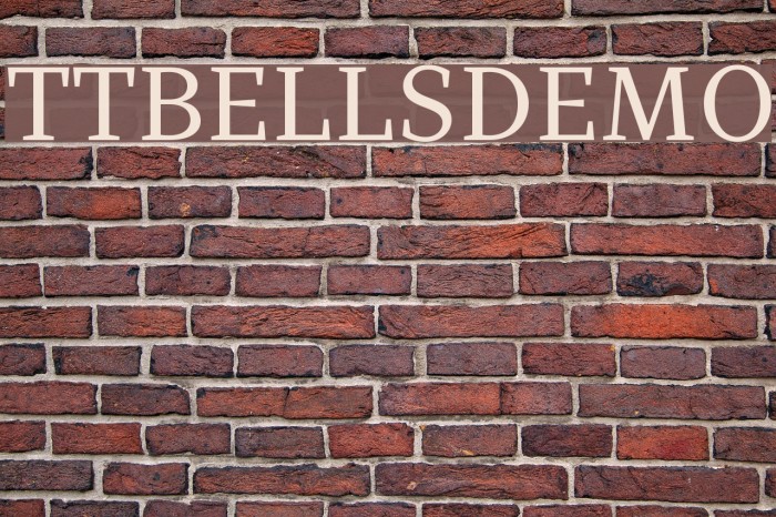 TTBellsDEMO Font examples