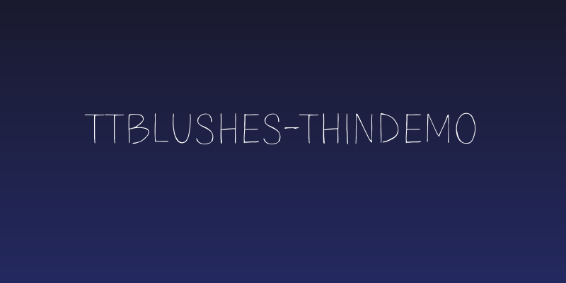 TTBlushes-ThinDEMO Social Header