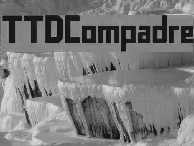 TTDCompadre Font examples