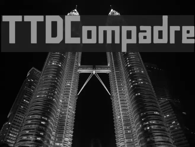 TTDCompadre Font examples