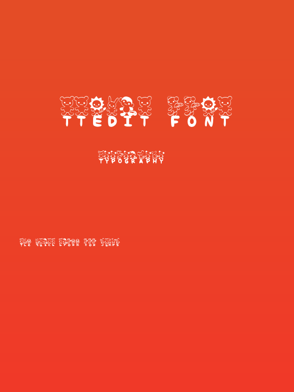 TTEdit Font Poster
