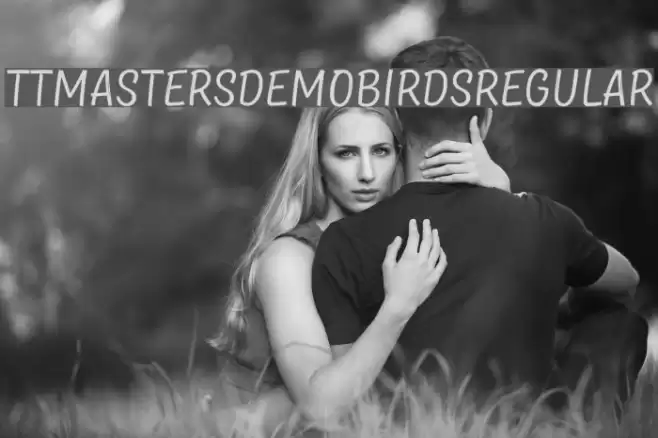 TTMastersDEMOBirdsRegular Font examples