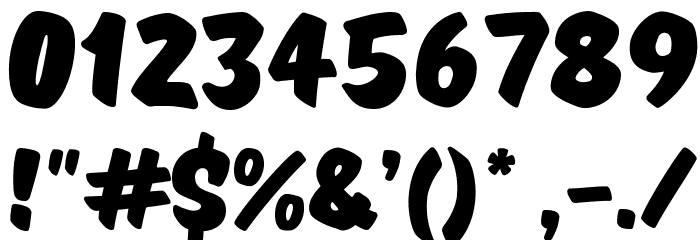 TTMastersDEMOBlack Font OTHER CHARS
