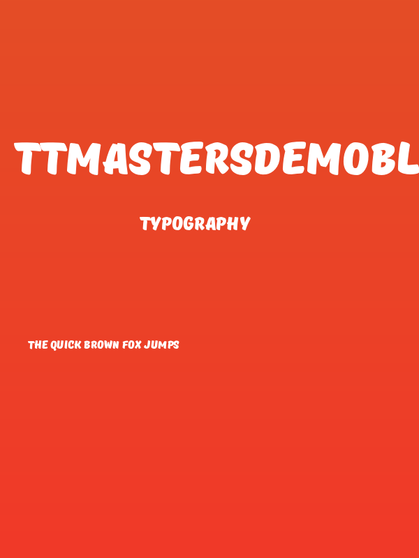 TTMastersDEMOBlack Poster