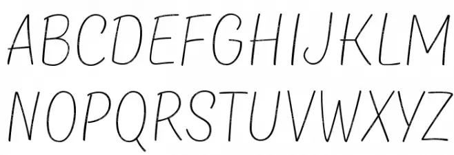 TTMastersDEMORoughThin फ़ॉन्ट लोअरकेस