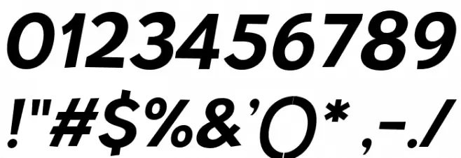 TTPinesDEMO-BoldItalic Font OTHER CHARS