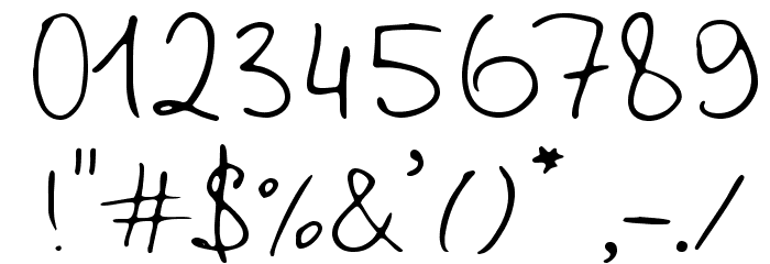 TTRabbitsElfDEMO Font OTHER CHARS