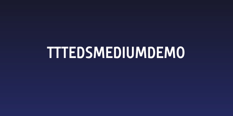 TTTedsMediumDEMO Social Header
