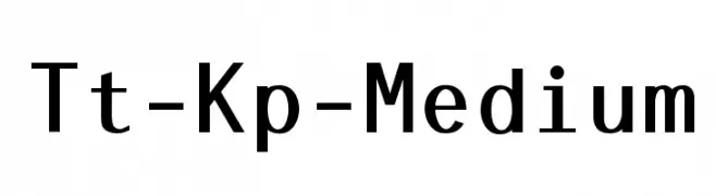 Tt-Kp-Medium  تنزيل الخطوط