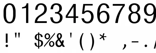 Tt-Kp-Regular フォント その他の文字