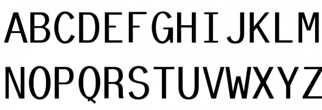 Tt-Kp-Regular フォント 大文字