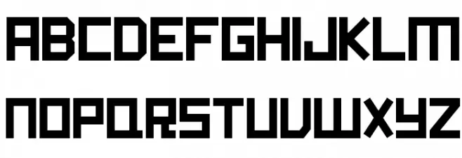 TUBA n Schriftart Groß