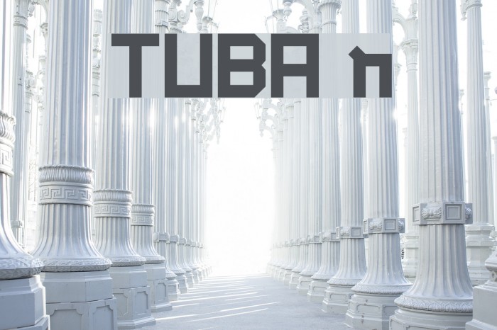 TUBA n Font examples