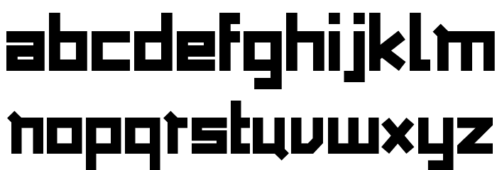 TUBA n Font LOWERCASE